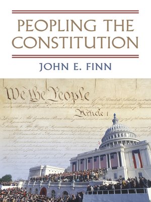 cover image of Peopling the Constitution